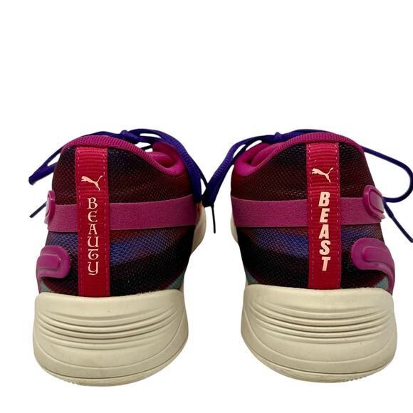 Puma TRC BLAZE COURT DESERT SKY Mens 9 Basketball Shoe 377081-01 Pink Rinomic - Picture 7 of 12